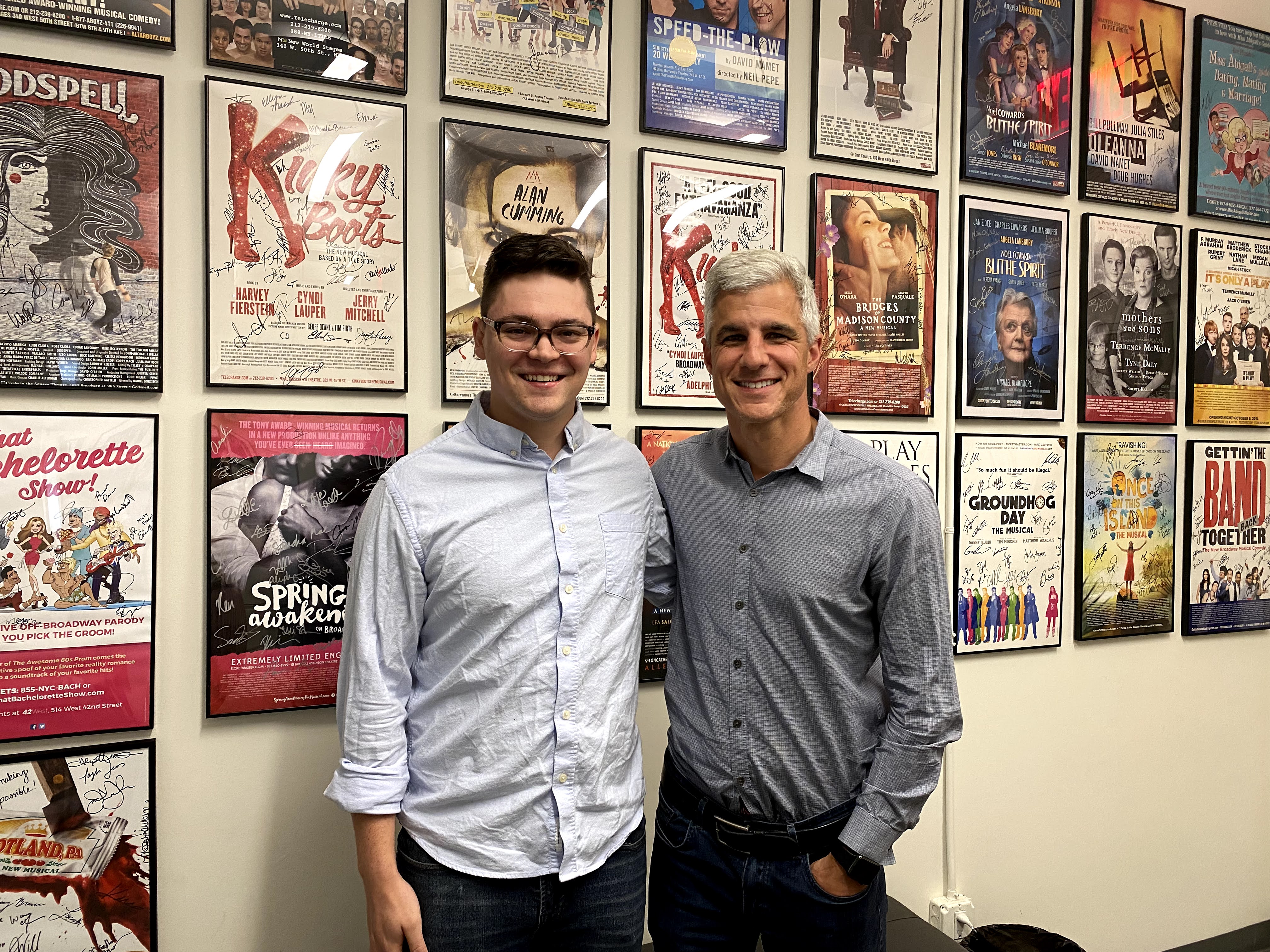 Andrew with Broadway producer Ken Davenport